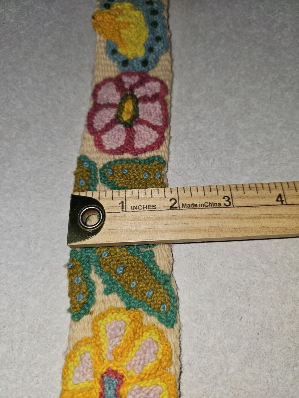 Vintage Jenny Krauss, 100% Wool Belt, Size Large - Picture 12 of 12